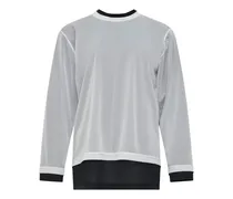 Langarmshirt im Layering-Look - Weiß