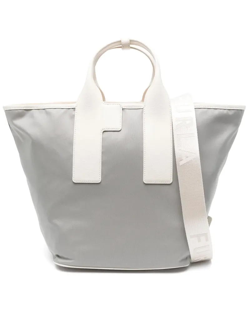 Furla Piuma L Tote Bag - Grau Grau