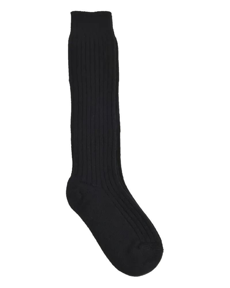 Jil Sander Socken aus Wolle - Schwarz Schwarz