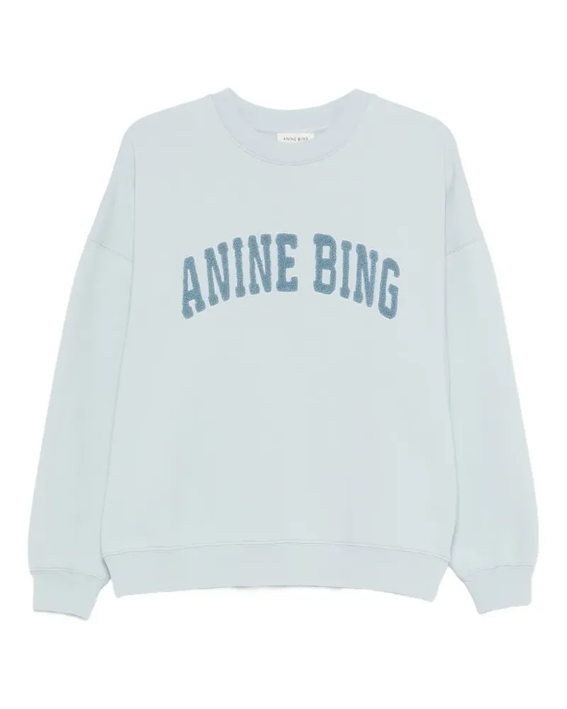 Anine Bing Miles Sweatshirt mit Logo - Blau Blau