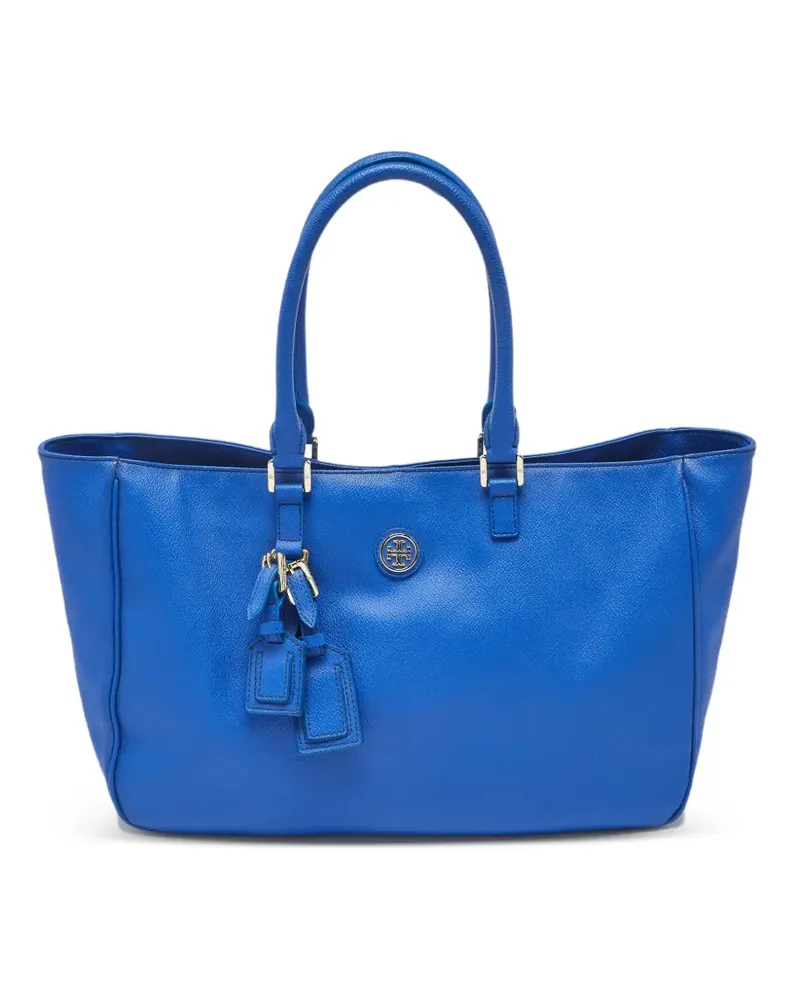 Tory Burch Roslyn leather charm tote bag - Blau Blau