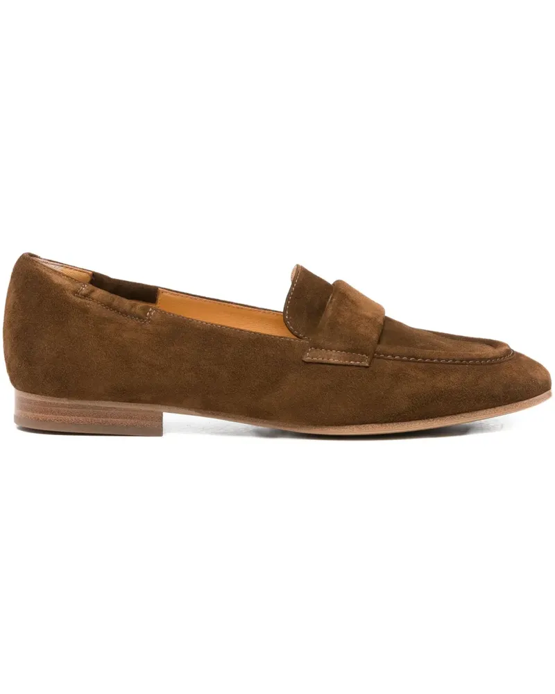 Truman's Shoes Penny-Loafer aus Wildleder - Braun Braun