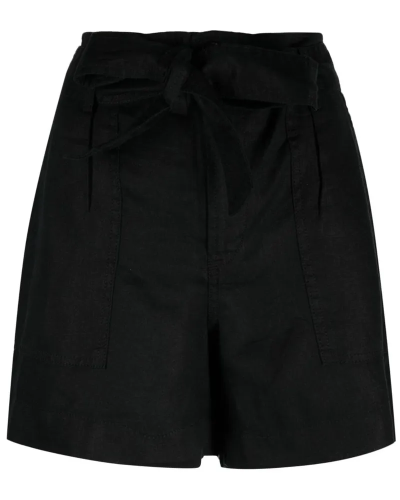 Ralph Lauren Shorts aus Leinen - Schwarz Schwarz