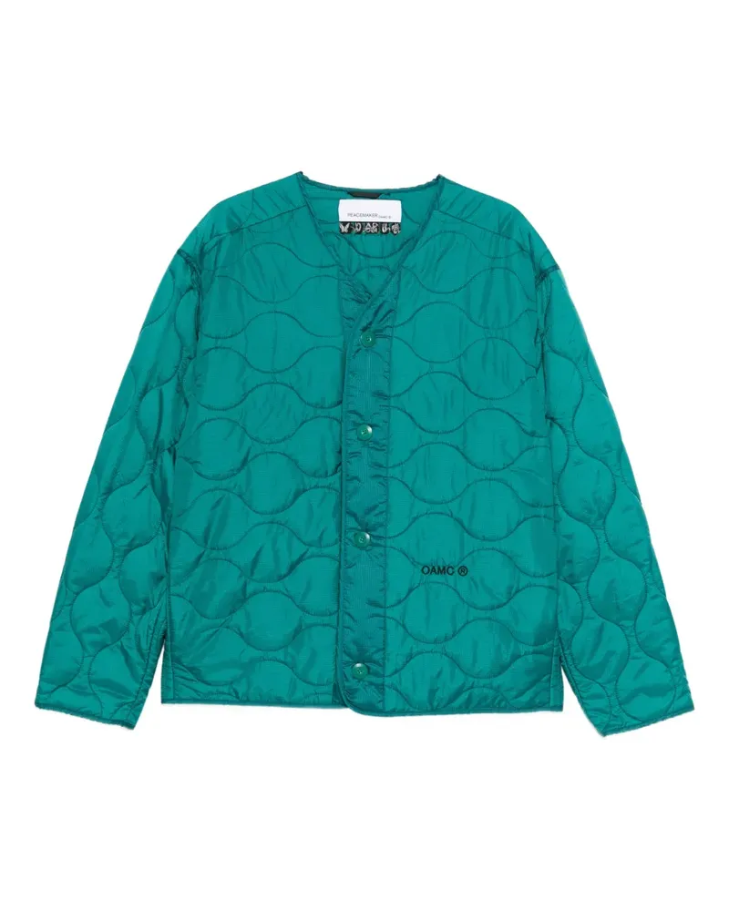 OAMC Gesteppte Jacke - Grün Grün