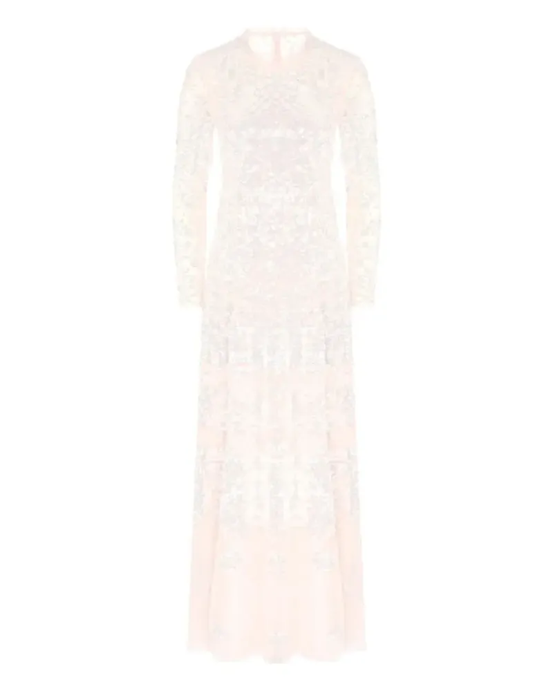 Needle & Thread Aurora Abendkleid mit Pailletten - Nude Nude