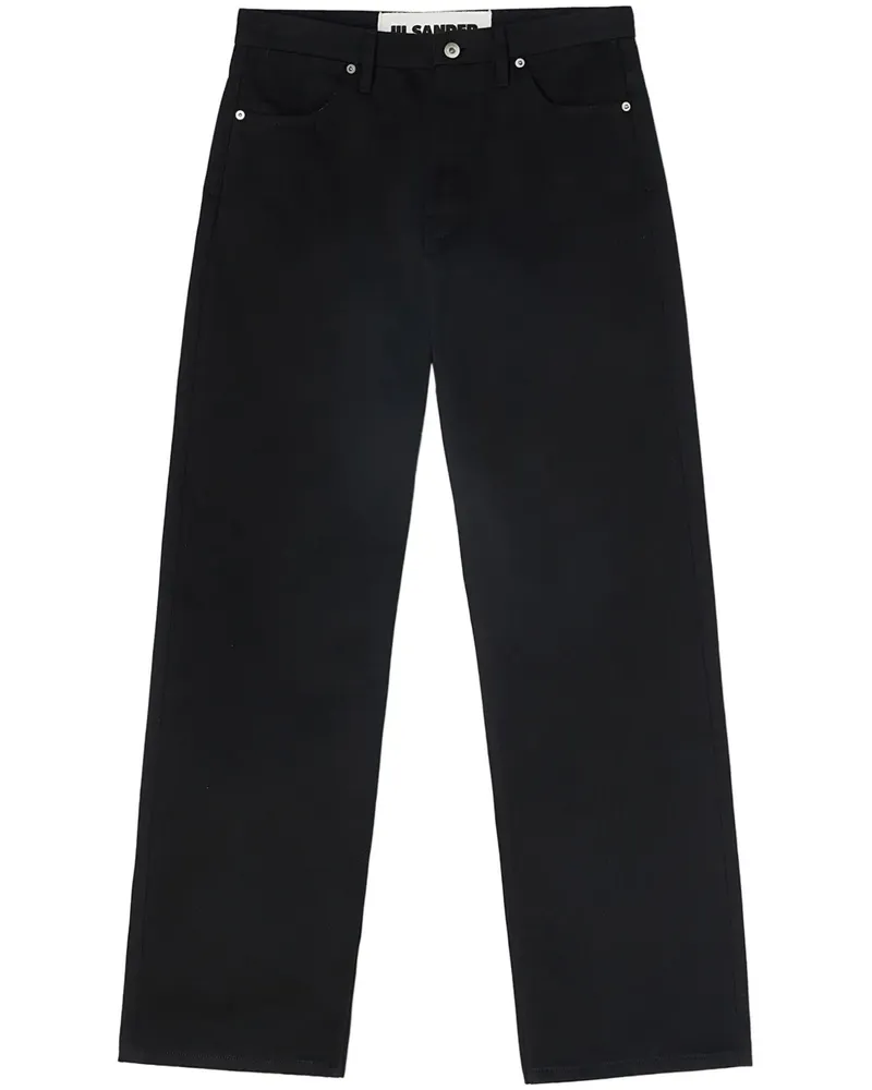 Jil Sander Lockere Jeans - Schwarz Schwarz