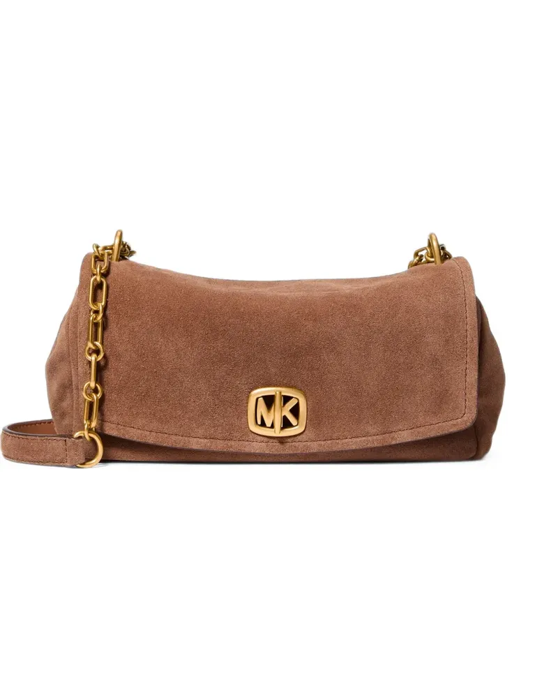 Michael Kors Bryant small suede convertible shoulder bag - Braun Braun