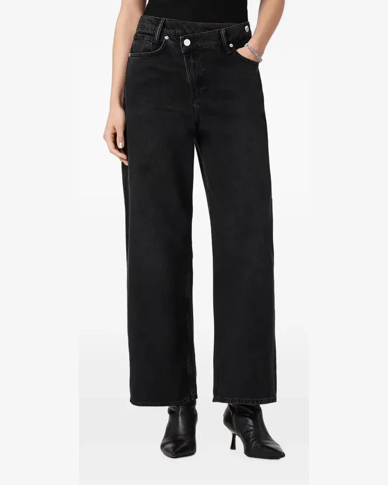 AllSaints Aki mid-rise jeans - Schwarz Schwarz