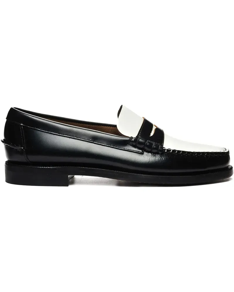 Sebago Zweifarbige Loafer - Schwarz Schwarz