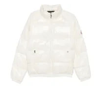 Wattierte Jacke mit Reißverschluss - Weiß