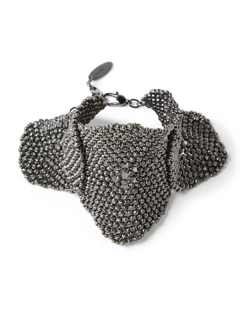 Brunello Cucinelli Skulpturales Armband - Silber Silber
