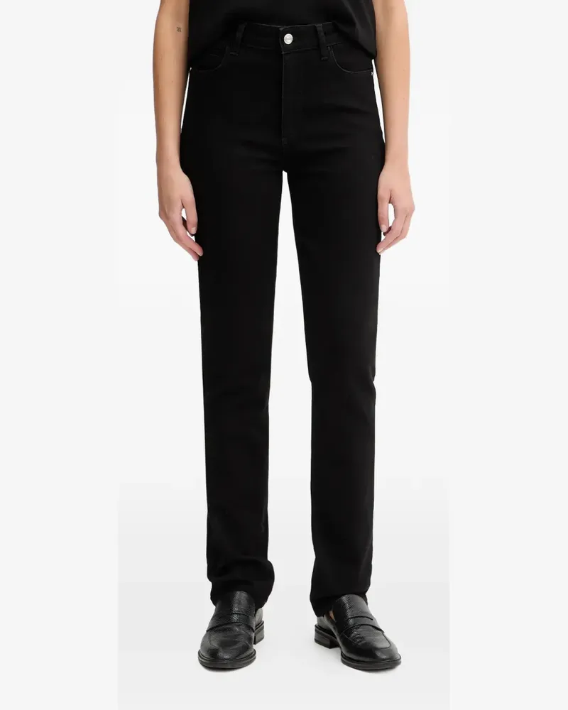 HUGO BOSS Jeans mit Logo - Schwarz Schwarz