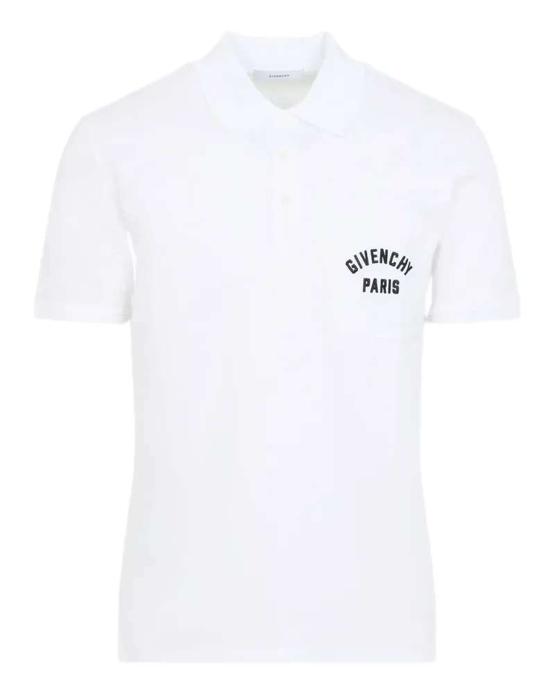 Givenchy Poloshirt mit Logo - Weiß Weiß