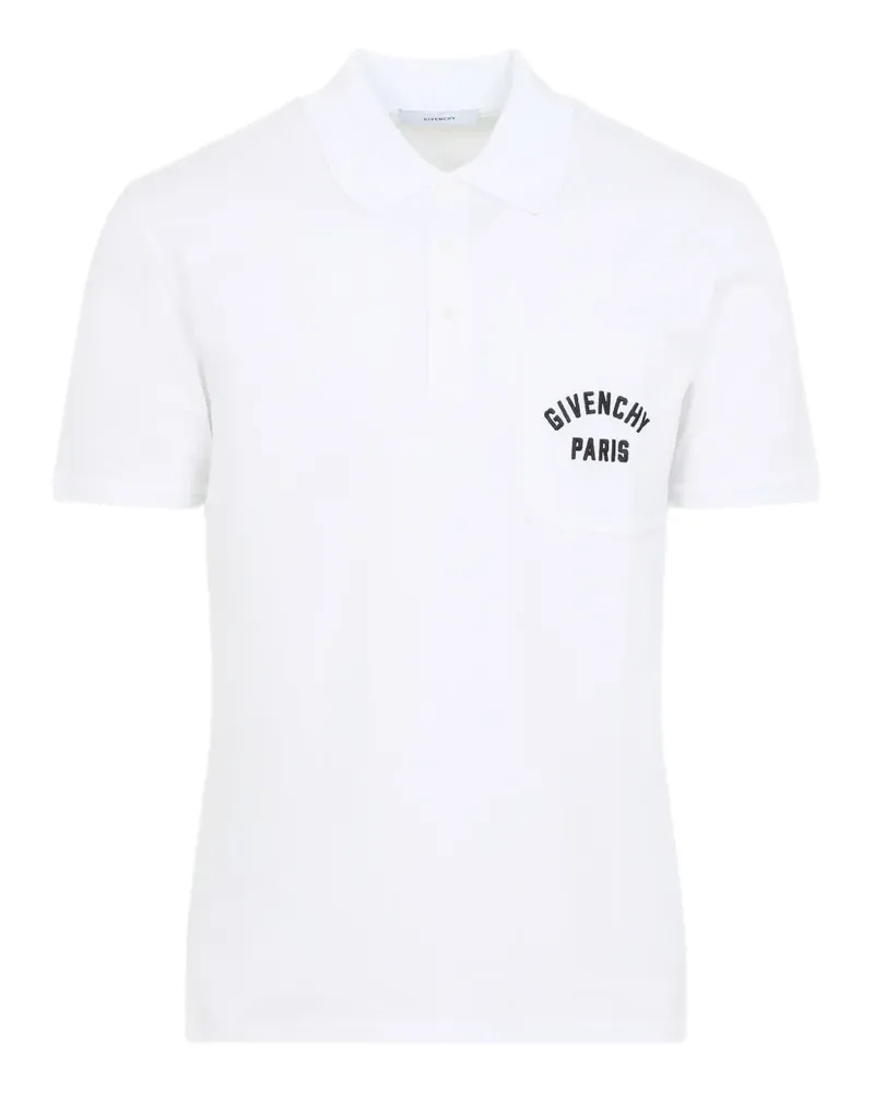 Givenchy Poloshirt mit Logo - Weiß Weiß