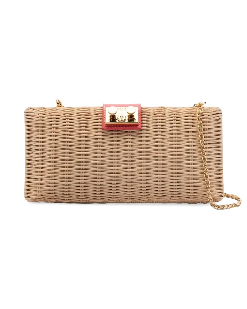 Rodo chain clutch bag - Nude Nude