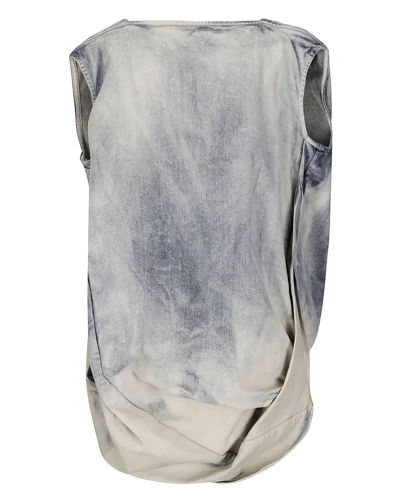 Rick Owens Drapiertes Top - Weiß Weiß