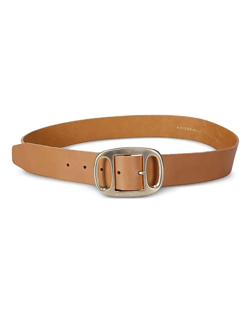 Jejia Schnallengürtel aus Leder - Braun Braun