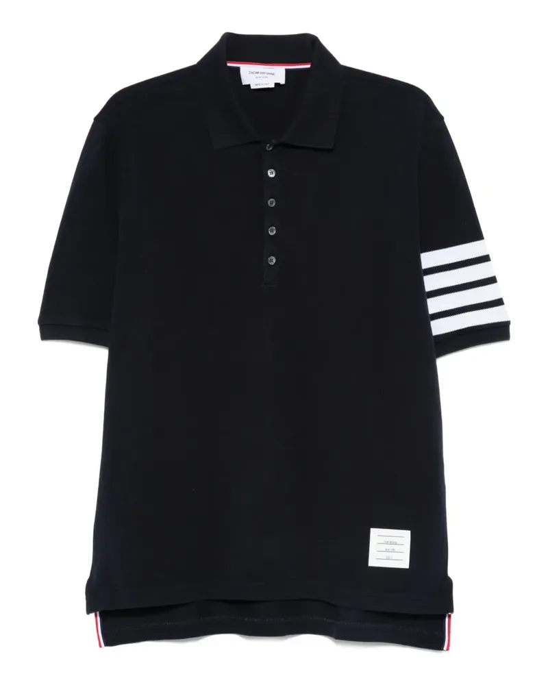 Thom Browne Poloshirt mit kurzen Ärmeln - Blau Blau