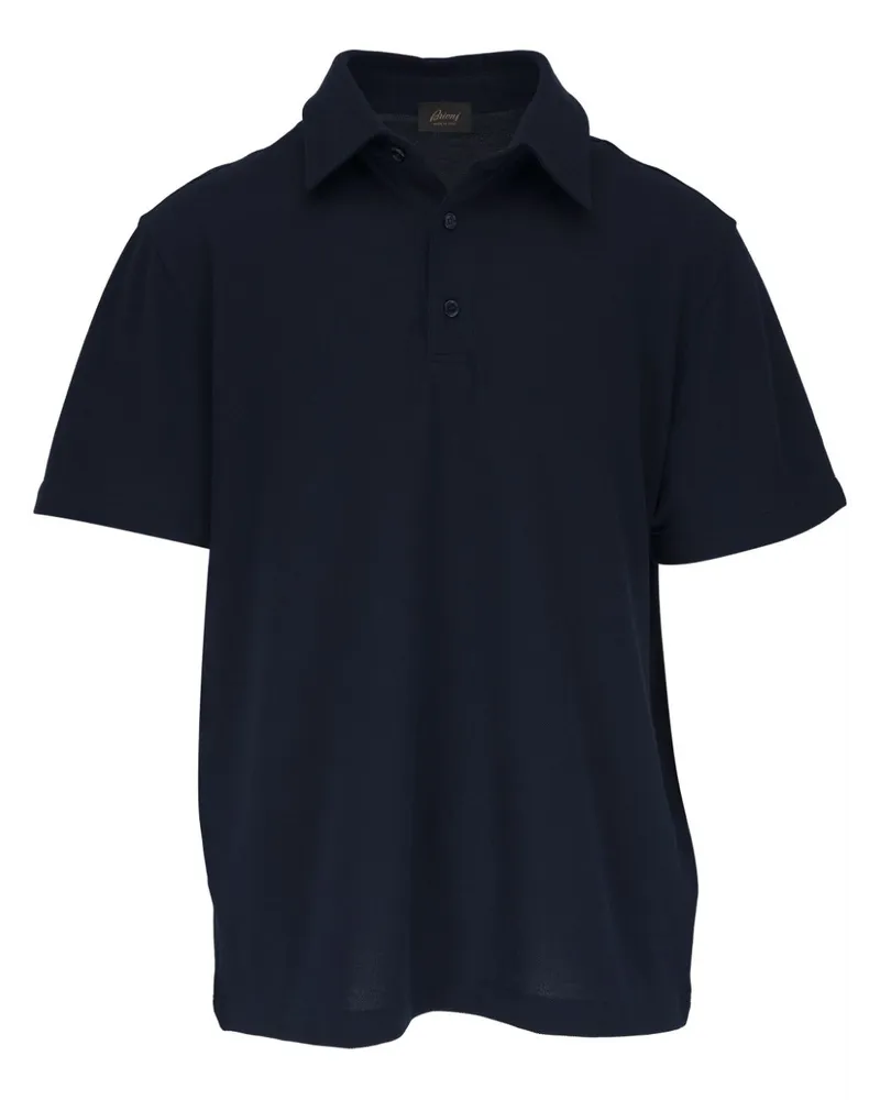Brioni Klassisches Poloshirt - Blau Blau