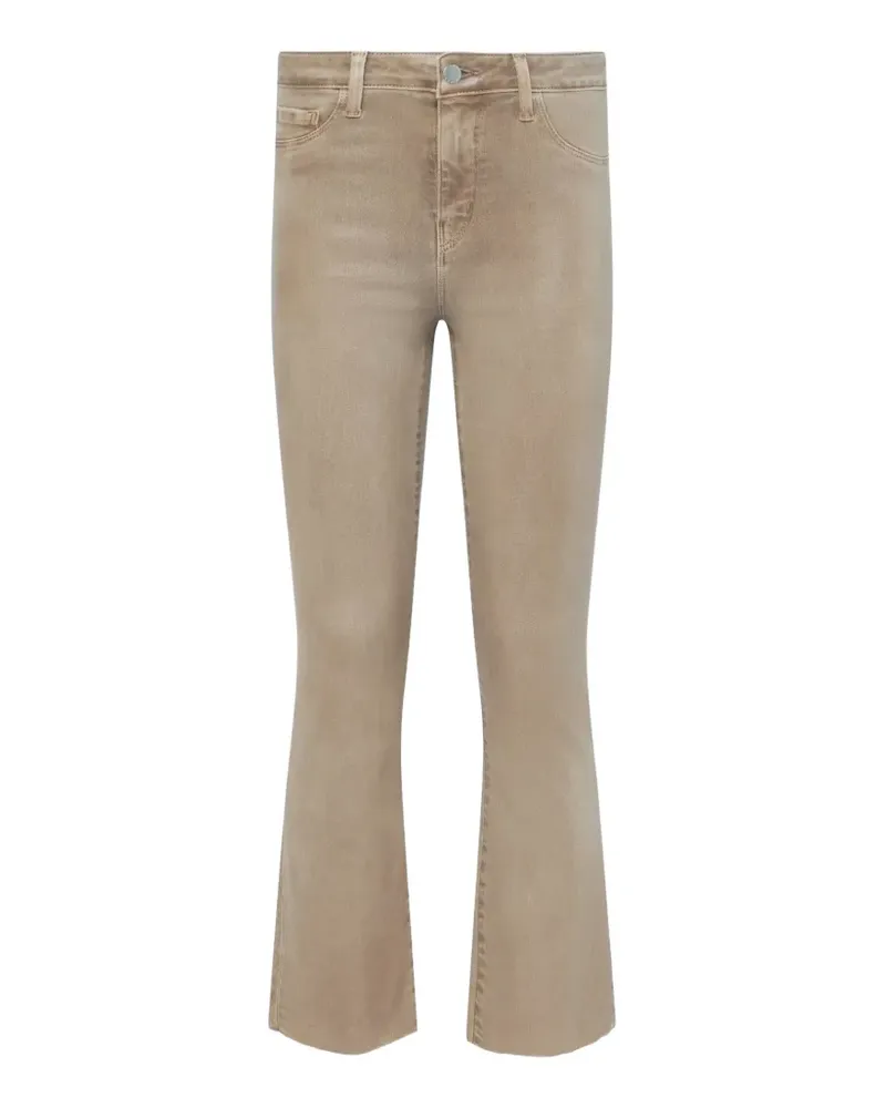 L'Agence Kendra coated jeans - Nude Nude