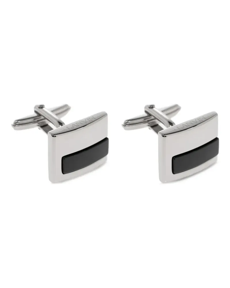 Lanvin Gravierte Manschettenknöpfe - Silber Silber