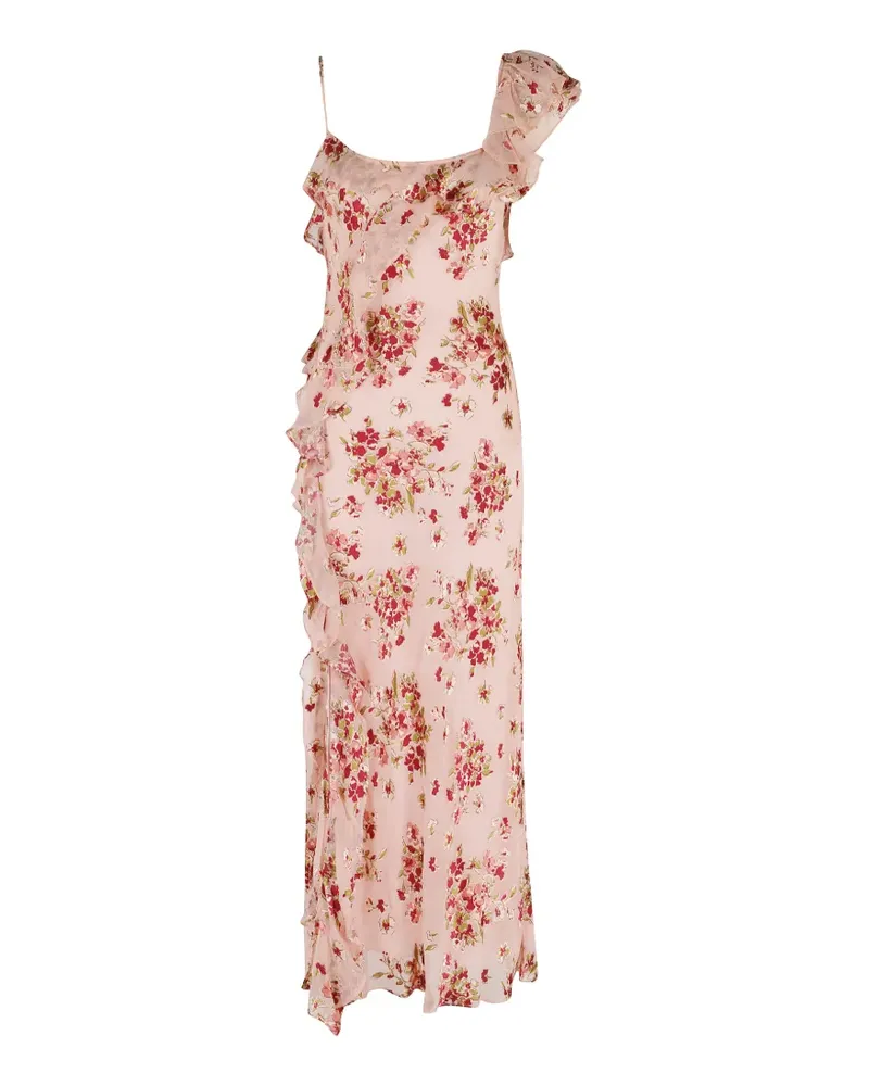 RIXO Ester ruffled floral-print maxi dress - Rosa Rosa
