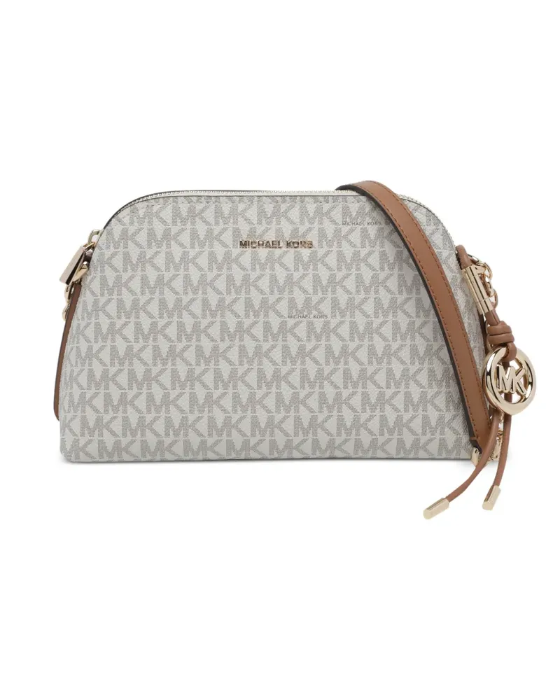 Michael Kors small Freddie logo-print shoulder bag - Nude Nude