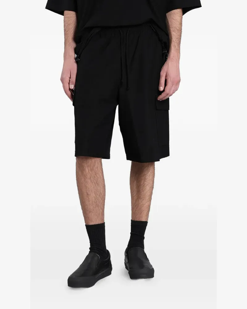 Comme des Garçons drawstring-waist cargo shorts - Schwarz Schwarz