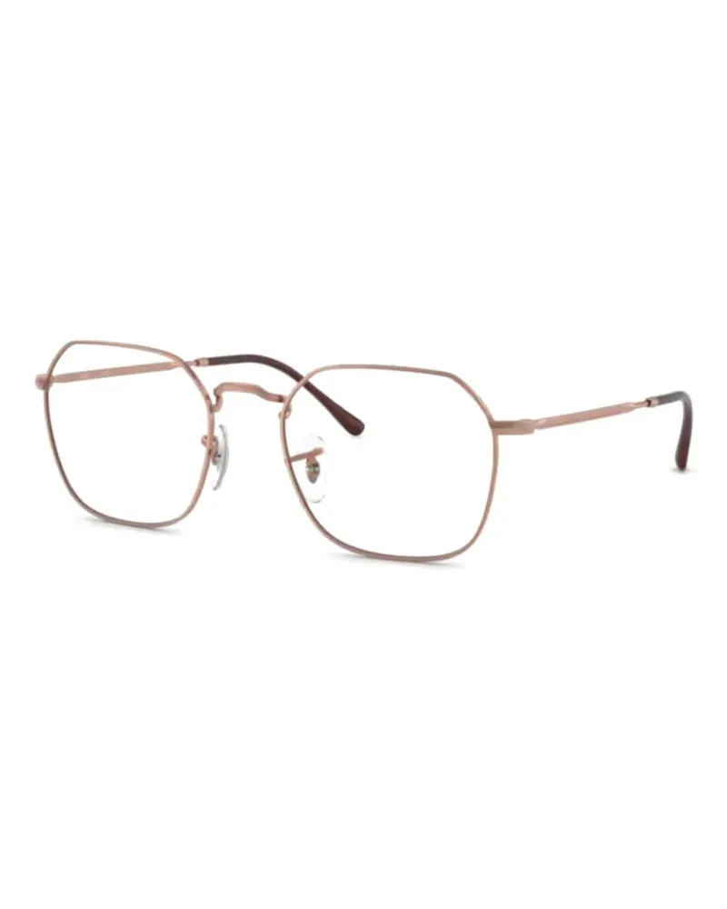 Ray Ban Brille mit eckigem Gestell - Rosa Rosa