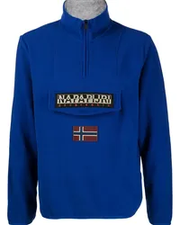 Napapijri Burgee Sweatshirt mit Reißverschluss Blau