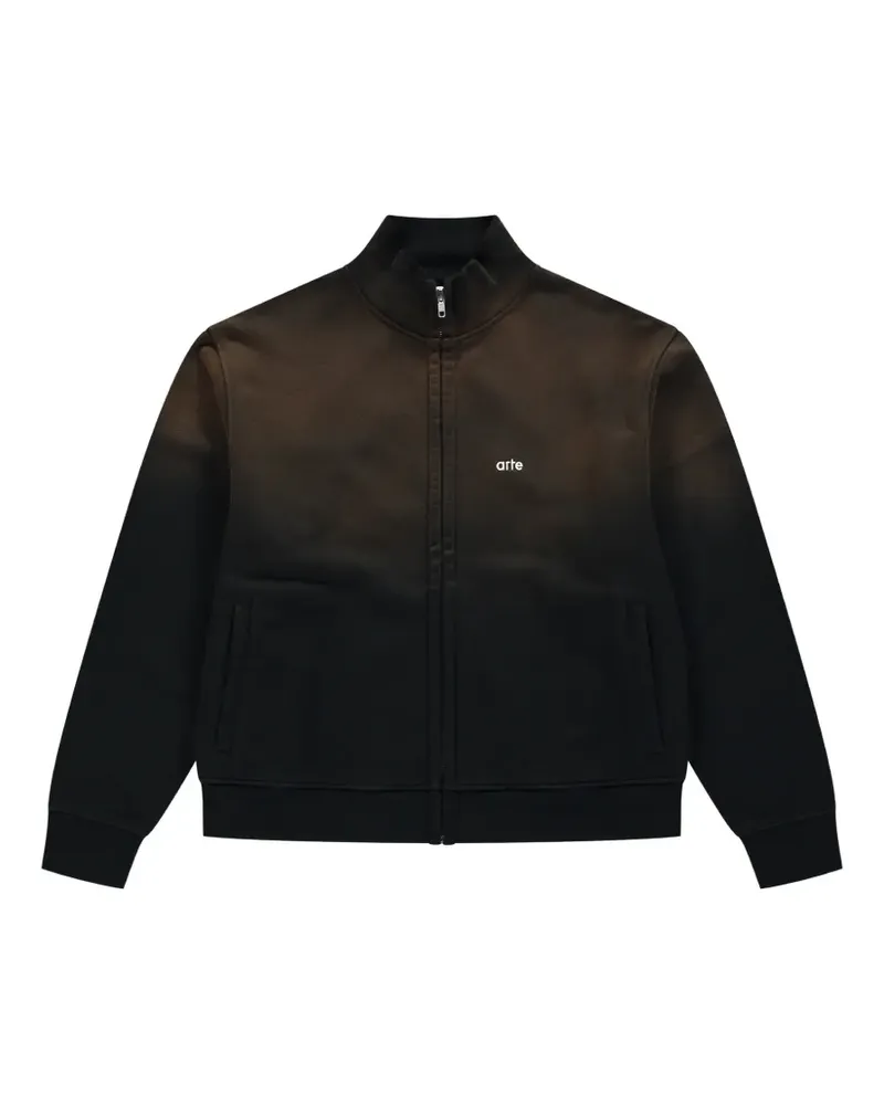 Arte Antwerp Sweatshirt mit Farbverlauf - Schwarz Schwarz