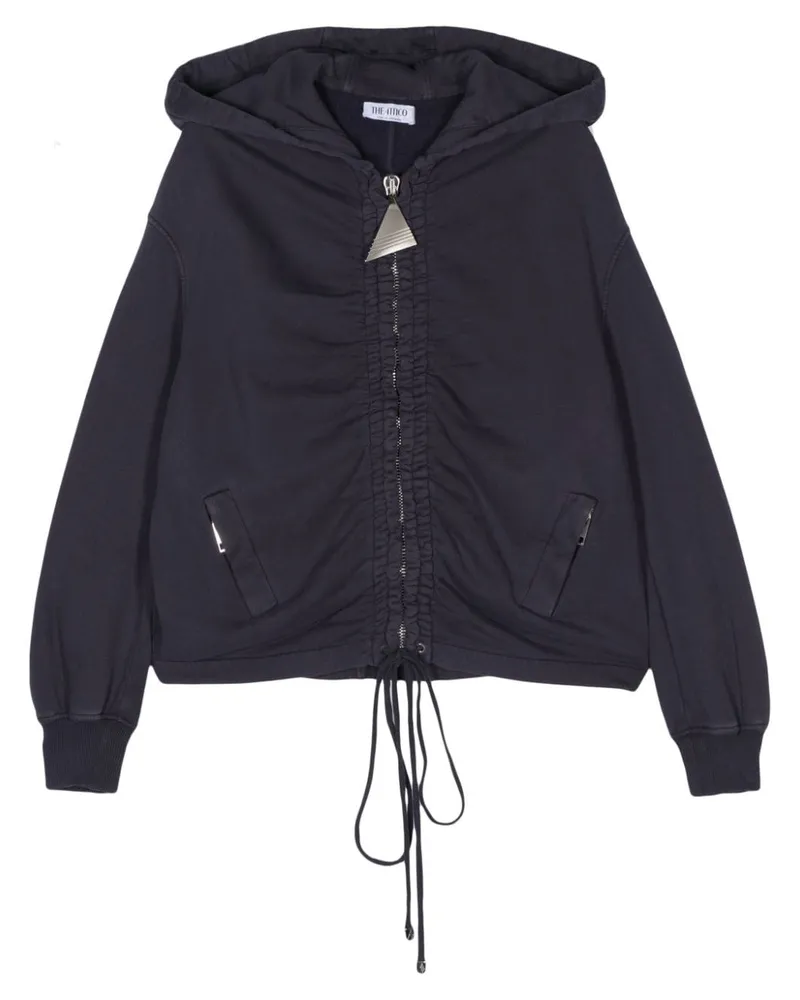 ATTICO Hoodie mit Raffungen - Violett Violett