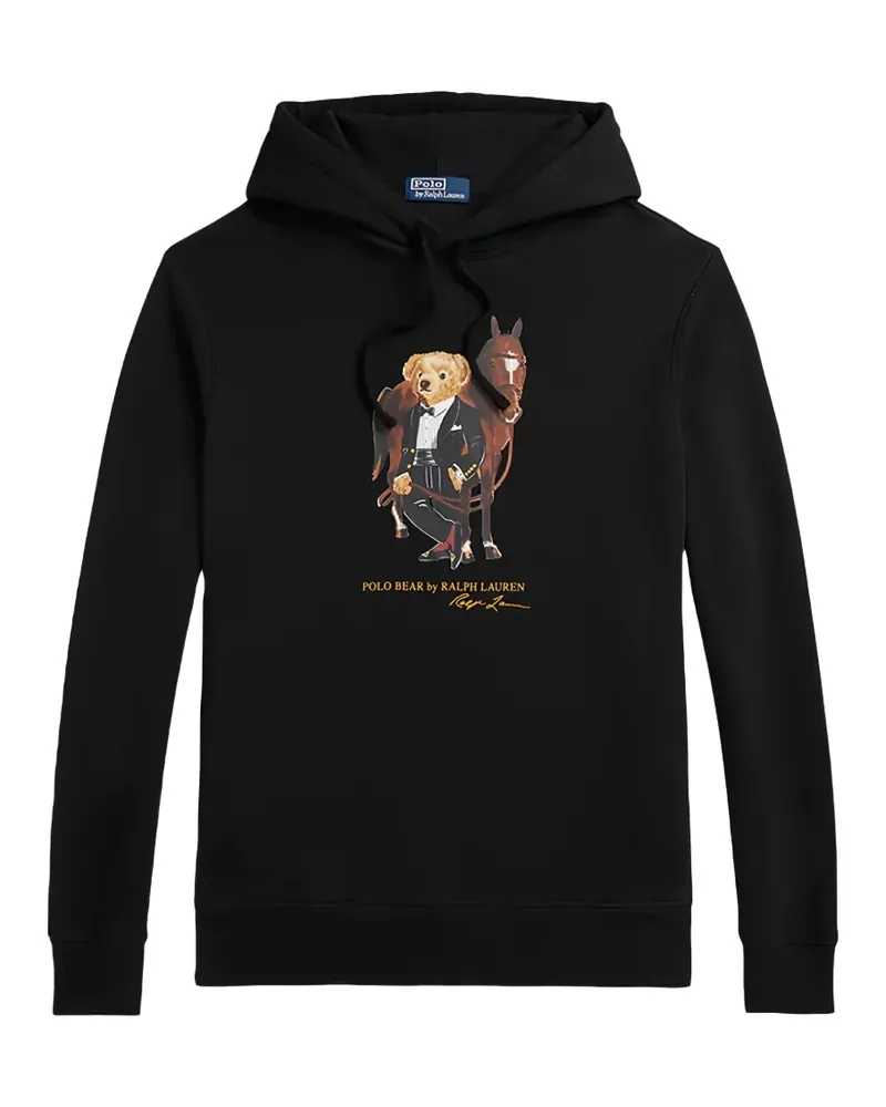 Ralph Lauren Hoodie mit grafischem Print - Schwarz Schwarz