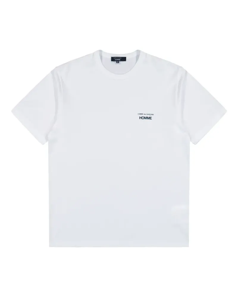 Comme des Garçons logo-print T-shirt - Weiß Weiß