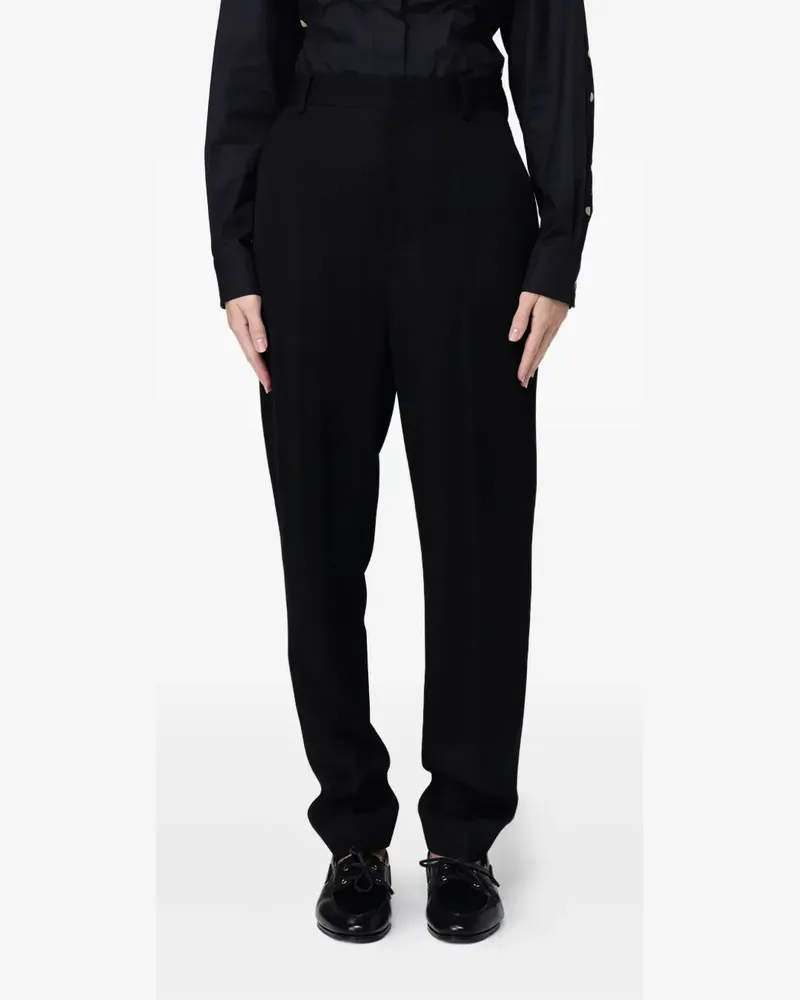 Moschino pressed-crease trousers - Schwarz Schwarz