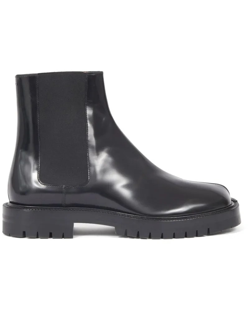Maison Margiela Stiefel mit Tabi-Kappe - Schwarz Schwarz