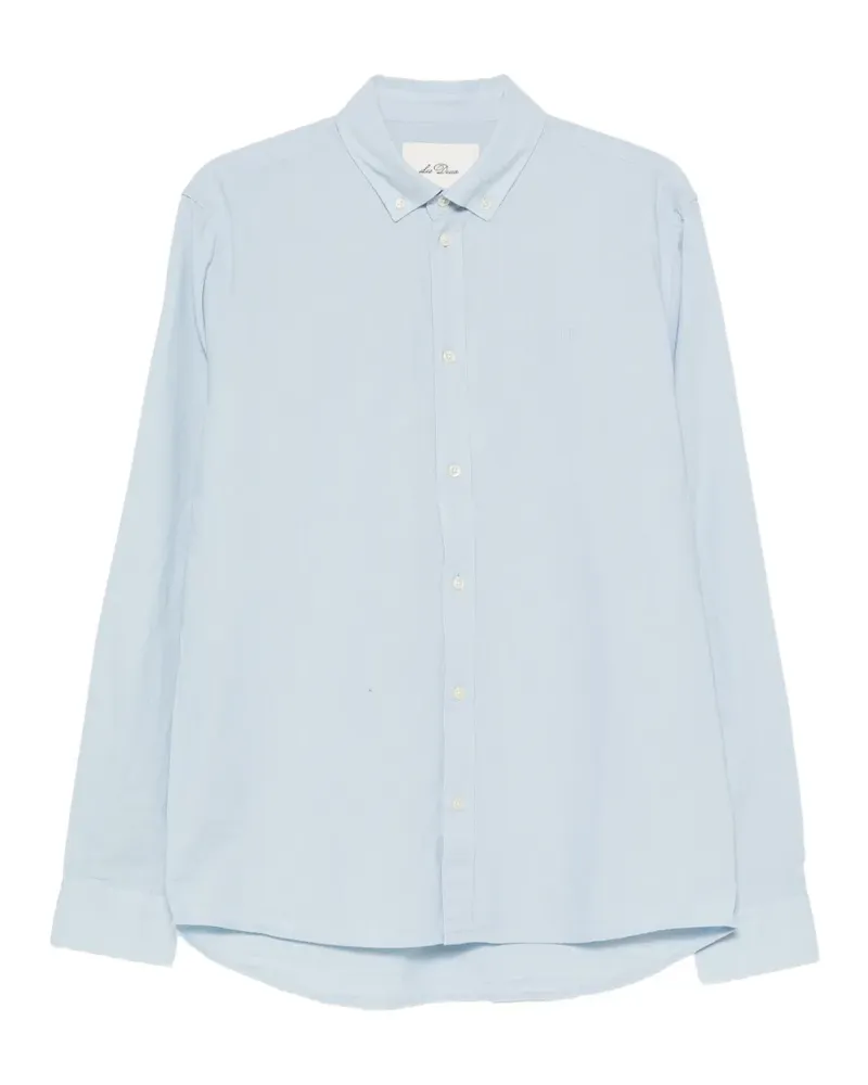 LES DEUX button-down collar long-sleeve shirt - Blau Blau