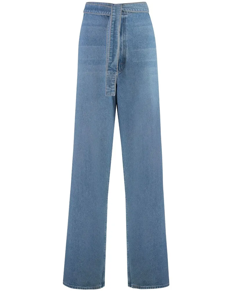 Mother SNACKS! The Fold in Funnel Jeans - Blau Blau