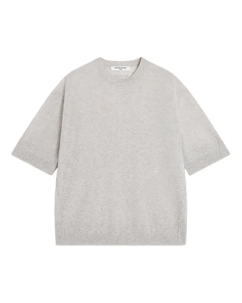 Kitsuné sheer short-sleeve T-shirt - Grau Grau