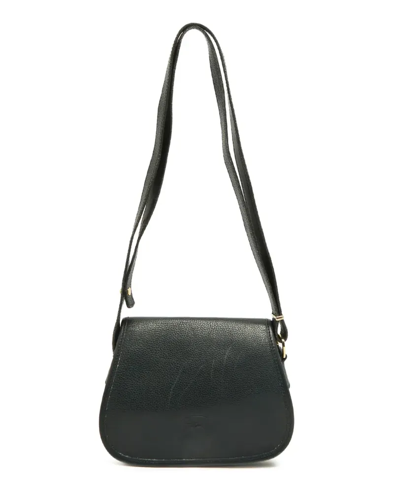 Longchamp front-flap crossbody bag - Schwarz Schwarz
