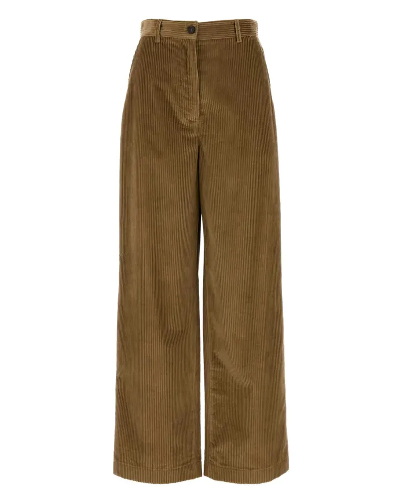 Miu Miu Cordhose mit weitem Bein - Braun Braun