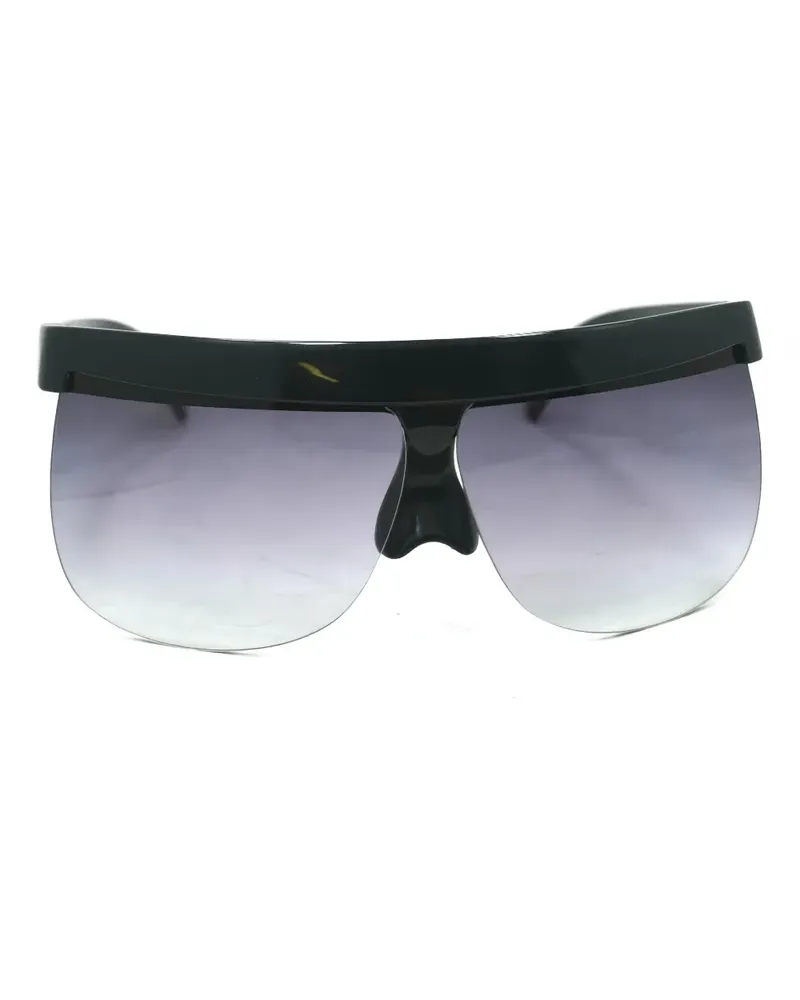 Courrèges Rahmenlose Sonnenbrille - Schwarz Schwarz