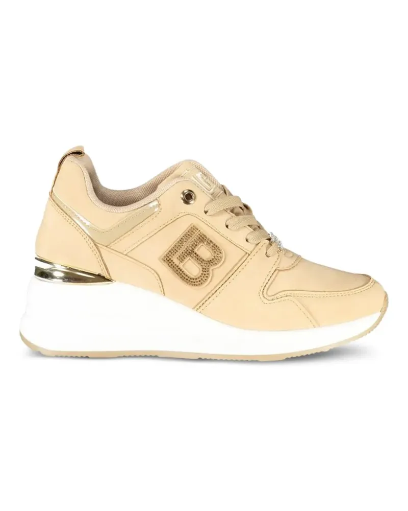 Laura Biagiotti logo-detail sneakers - Nude Nude