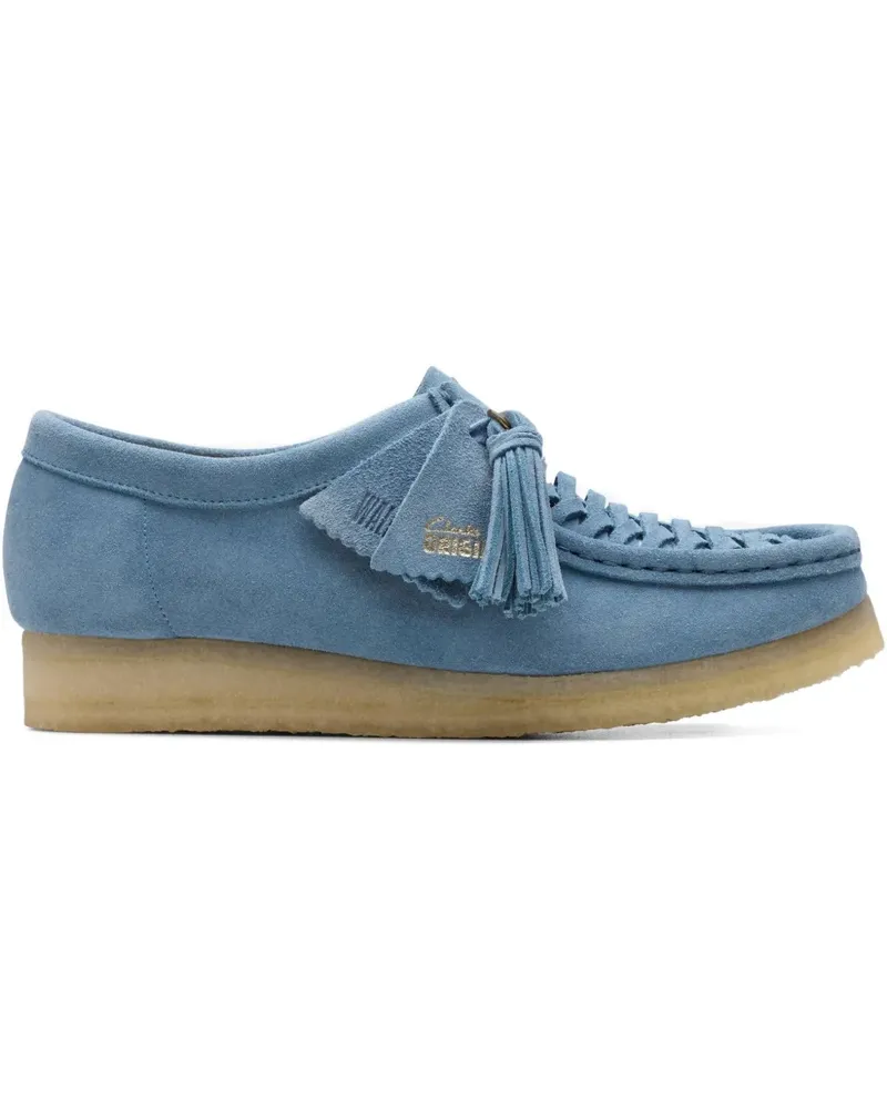 Clarks Wallabee Weave derdy shoes - Blau Blau