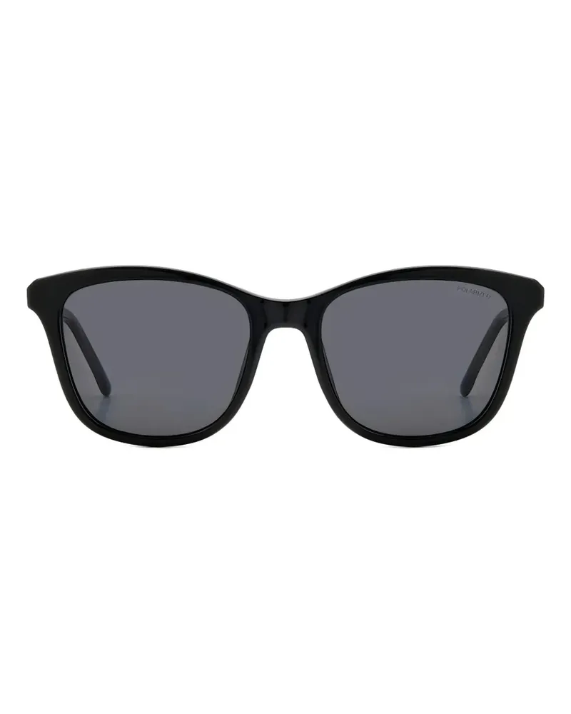 Pierre Cardin clip-on square-frame sunglasses - Schwarz Schwarz