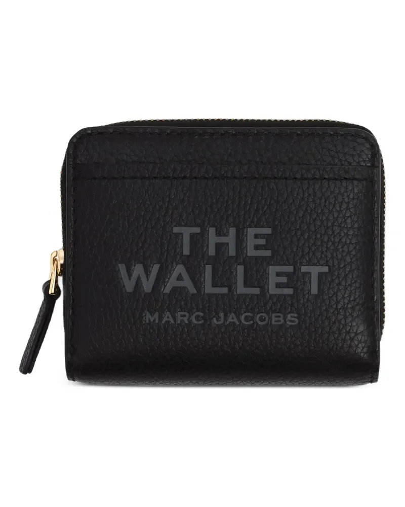 Marc Jacobs The Leather Mini Compact wallet - Schwarz Schwarz