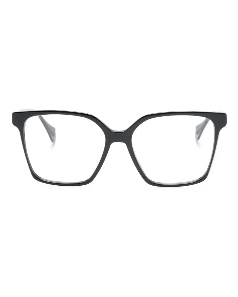 GIGI STUDIOS Tender Brille mit eckigem Gestell - Schwarz Schwarz