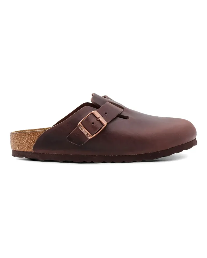 Birkenstock Boston leather mules - Braun Braun