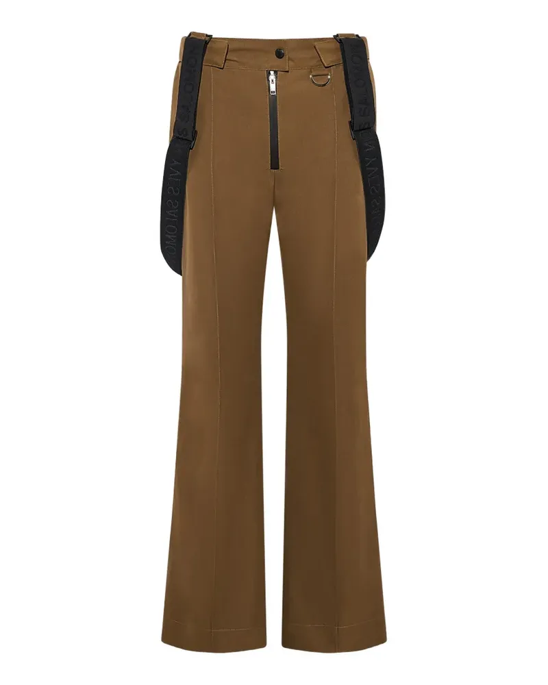Yves Salomon Skihose mit Logo-Riemen - Braun Braun