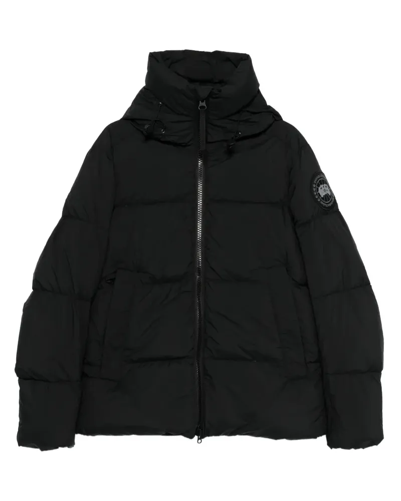 Canada Goose Steppjacke mit Logo-Motiv - Schwarz Schwarz